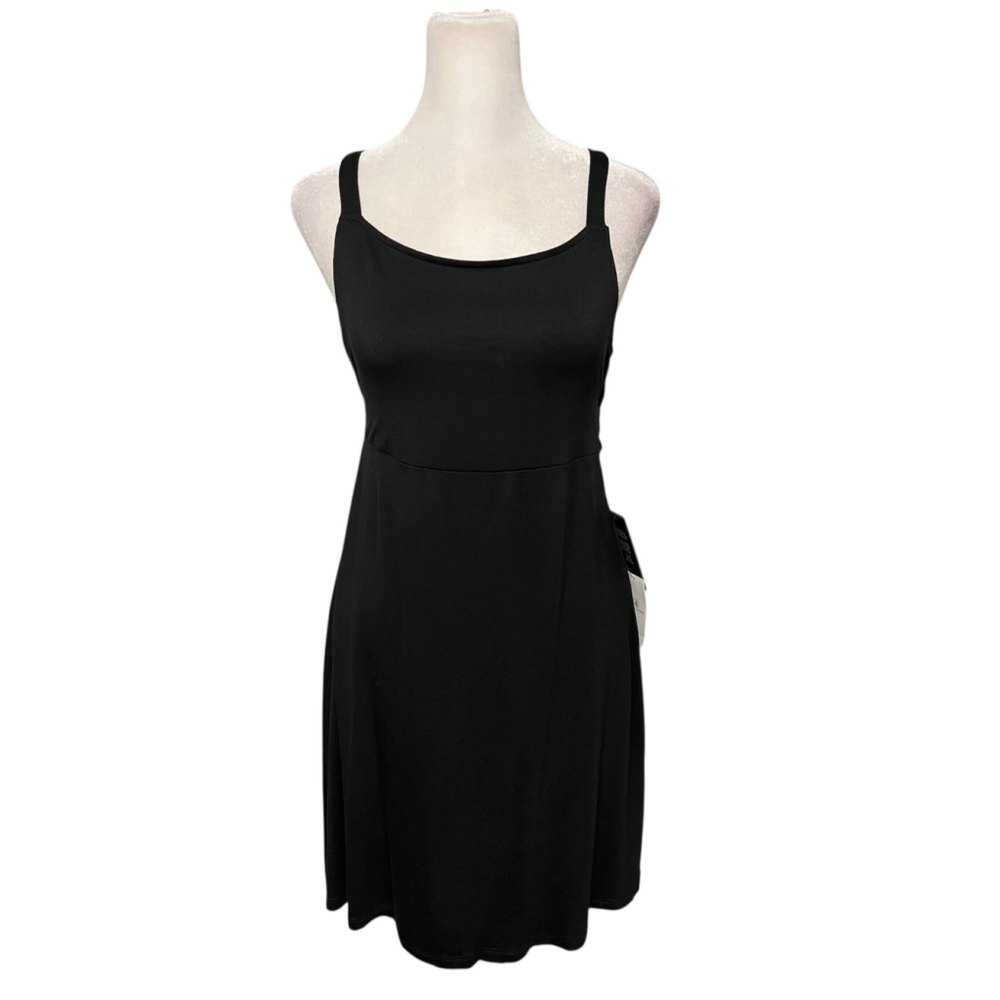 Volcom Easy Babe Black Tie Back Mini Dress Size Medium NWT - Picture 5 of 12